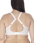 Elomi Women's Plus-size Matilda Underwire Plunge Bra with J-Hook Bra, -white, 34H