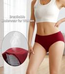 OLIKEME Women's Soft Stretchy No-Show Hipster Briefs