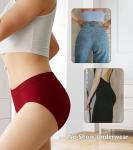 OLIKEME Women's Soft Stretchy No-Show Hipster Briefs