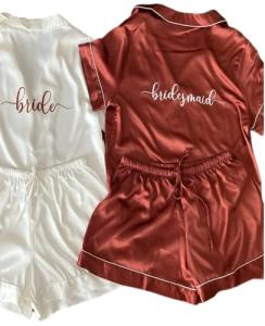 Bridal Party Custom Pajama Sets for Women