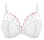 Elomi Women's Plus-size Matilda Underwire Plunge Bra with J-Hook Bra, -white, 34H