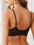 Avidlove Black Push-Up Corset Bra for Women