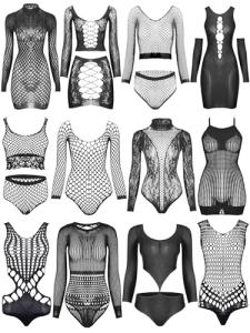 Geyoga 12 Pack Women's Fishnet Babydoll Lingerie