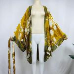 Sexy Boho Long Sleeve Beach Cover-Up Kimono