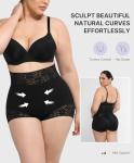 SHAPELLX Women's Tummy Control Lace Briefs