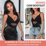 V Neck Shapewear Bra Bodysuit with Tummy Control