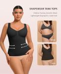 FeelinGirl Women's V Neck Shapewear Tank Top