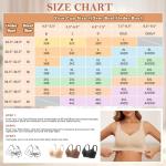 Plus Size Wireless Back Smoothing Bra for Women