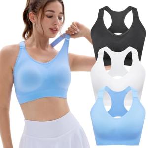 FITTIN Adjustable Padded Sports Bra Pack for Women