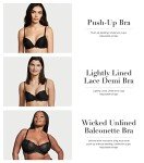 Victoria's Secret Dream Angels Push Up Bra, Padded, Plunge Neckline, Lace, Bras for Women, Red (36DD)