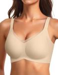Vertvie Seamless Wireless Push-Up Bra for Women