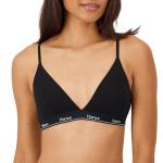 Hanes Women's Triangle Bralette 2-Pack, White/Black
