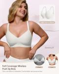 Fairy Wireless Comfort Bra - Seamless Push Up T-Shirt 36B