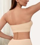Comfortable Strapless Bra with Clear Straps