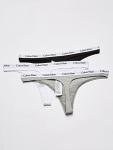 Calvin Klein Women's 3 Pack Thong Panties