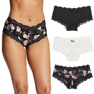 Maidenform Low-Rise Lace Hipster Panty 3-Pack