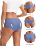 INNERSY Women's Soft No Show Modal Underwear 5-Pack