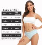 RHYFF Women's Soft Cotton Lace Hipster Panties 5-Pack