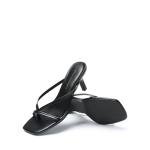 Chic Black Kitten Heels with Open Toe