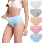 Bamboo Cool Women's Seamless Mid Waist Briefs - 5 Pack