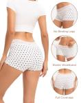 INNERSY Women’s Cotton Lace Boyshorts 3-Pack