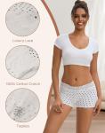 INNERSY Women’s Cotton Lace Boyshorts 3-Pack