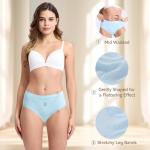 Bamboo Cool Women's Seamless Mid Waist Briefs - 5 Pack