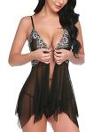 Avidlove Lace Babydoll Nightgown for Women