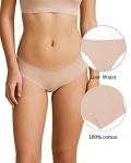SHARICCA Seamless Cheeky Bikini Panties 7 Pack