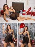 Avidlove Lace Babydoll Nightgown for Women