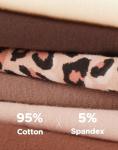 INNERSY Women's Cheeky Hipster Panties - 6-Pack