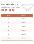 INNERSY Women's Cheeky Hipster Panties - 6-Pack