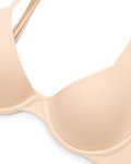 INLYRIC Women's Inbarely Plus Balconette Bra - Lightly Padded Underwire Sexy Tshirt Demi Bras Supportive Beige 36C