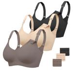 3 Pack Wireless Nursing Bras for Comfort