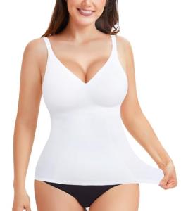 LODAY Women's V-Neck Tummy Control Tank Top