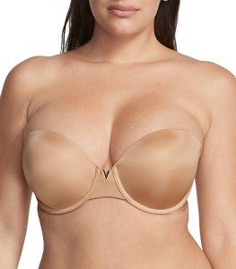 Victoria's Secret Sexy Illusions Uplift Strapless Push Up Bra, Bras for Women, Praline, 34B