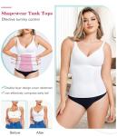 LODAY Women's V-Neck Tummy Control Tank Top