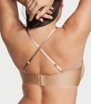 Victoria's Secret Sexy Illusions Uplift Strapless Push Up Bra, Bras for Women, Praline, 34B