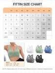 High Support Sports Bras for Active Women - 3 Pack