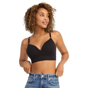 Jockey Women's Seamfree Black T-Shirt Bra, S