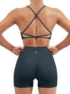 Seamless 2-Piece Workout Set: Sports Bra & Shorts