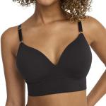 Jockey Women's Seamfree Black T-Shirt Bra, S