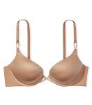 Victoria's Secret Bombshell Sexy Strap Push Up Bra, Add 2 Cups, Plunge Neckline, Bras for Women, Very Sexy Collection, Beige (36D)