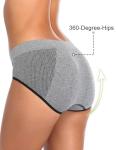 Ocojoce Womens Underwear, wicking underwear,Seamless Sports Athletic Hipster Breathable Performance Underwear for Women (Multicolored A, Large)