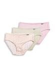 Jockey Women's Underwear Supersoft Hipster - 3 Pack, Pastel Pinwheel/Sand/Frosty Pink, 8