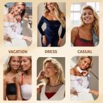 newnice Strapless Bra – Chic & Comfortable Tube Tops for Women, Easy Matching Bandeau Top, Seamless Ribbed Design Yoga Bras (CA/US, Alpha, Large, Regular, Regular, Gray,Black,White,Beige)