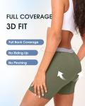 BAMBOO COOL Women's Boyshort Panties Cooling Underwear Stretchy Lightweight Moisture Wicking Boxer Briefs for Ladies 4 Pack