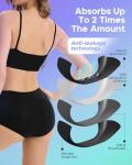 Dtuomo Period Underwear for Women Heavy Flow, Absorbency LeakProof Postpartum Underwear Period Panties Women Menstrual Briefs