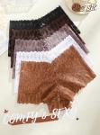 ALL OF SHE Sexy Underwear Panties for Women Cheeky V Waist Lace Boyshorts Plus Size Underwear Women 5 Pack