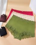 LEVAO Boy Shorts Underwear for Women Lace Full Coverage Boxer Briefs Panties 5 Pack S-XL